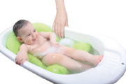 Baby on Batya in baby tub